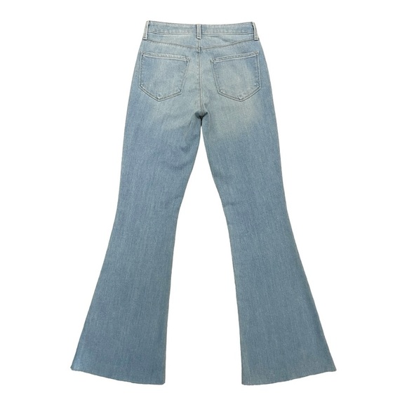 L'AGENCE Sera High Rise Jean Flared Bell Bottom Jeans Blue Cloud Chic Size 25 - Picture 4 of 11